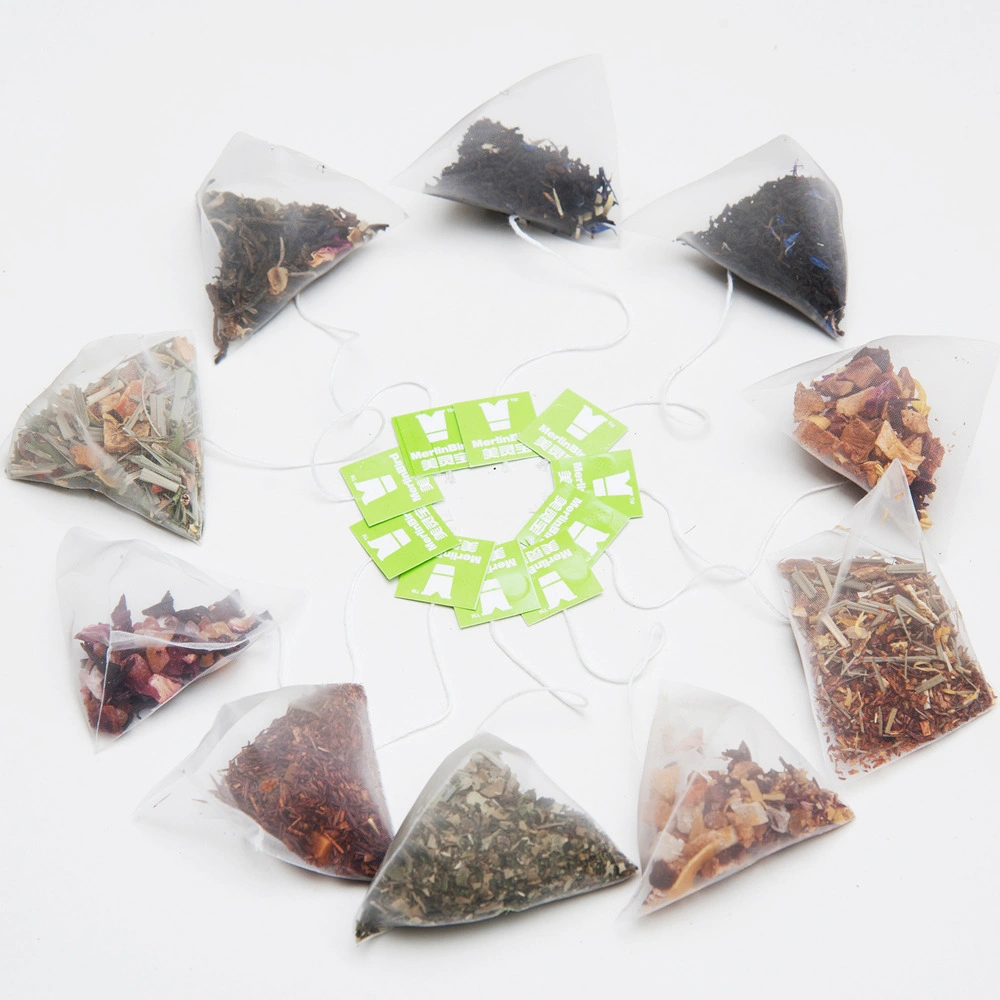 China Factory Supply OEM Fruit Herbal Customized Flavor Tea Pyramid Teabag