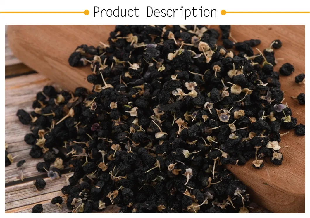 Wholesale Good Aroma Sweet Black Wolfberry Black Tea for Beauty Maintenance